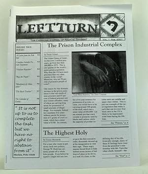 Left Turn: The Carolina Journal of Radical Thought, Volume 1 (February 2001)