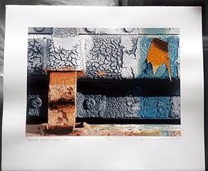 Boxcar Detail, Irving Texas (SIGNED. Limited Ed. screen print by Bill Thompson)