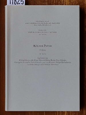 Kölner Papyri (P. Köln). Bd. 10: Bearb. von Michael Gronewald, Klaus Maresch, Fabian Reiter [et a...
