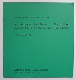 Augustus John, Paul Nash, Walter Sickert, Matthew Smith, Stanley Spencer, Jacob Epstein. Painting...
