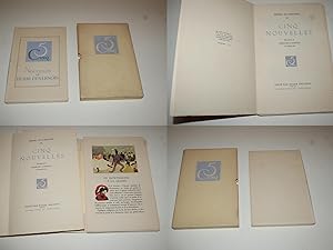 Cinq [5] Nouvelles, de Henri Duvernois, illustrées par Georges Gaudion à la manière de Toulouse-L...