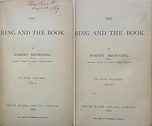 The Ring and the Book 4 Vols. First Edition