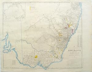 The South Eastern Portion of Australia; Compiled from the Colonial Surveys, and from Details Furn...