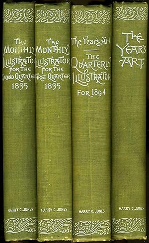 The Year's Art As Recorded In The Quarterly Illustrator . Vols I - IV, 1893 - first & second quar...