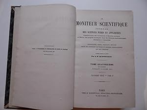 Le Moniteur Scientifique, Tome 14e De La Collection Formant L'année 1872