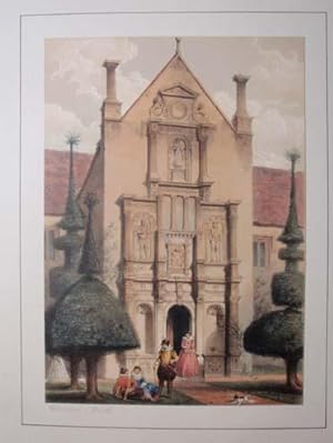 A Fine Original Hand Coloured Lithograph Illustration of Waterstone in Dorsetshire from The Mansi...