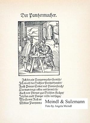 Faksimiledruck aus Jost Amman "Stände und Handwerker" aus dem Jahr 1896 (nach der Originalausgabe...