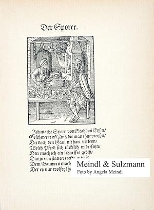 Faksimiledruck aus Jost Amman "Stände und Handwerker" aus dem Jahr 1896 (nach der Originalausgabe...