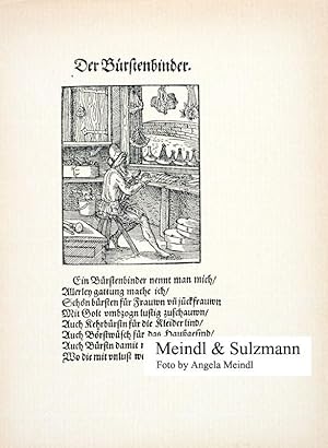 Faksimiledruck aus Jost Amman "Stände und Handwerker" aus dem Jahr 1896 (nach der Originalausgabe...