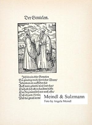 Faksimiledruck aus Jost Amman "Stände und Handwerker" aus dem Jahr 1896 (nach der Originalausgabe...