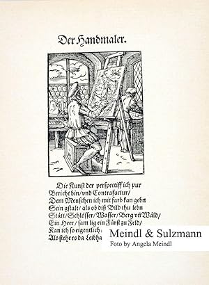 Faksimiledruck aus Jost Amman "Stände und Handwerker" aus dem Jahr 1896 (nach der Originalausgabe...