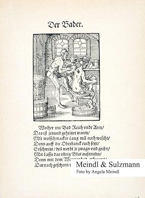 Faksimiledruck aus Jost Amman "Stände und Handwerker" aus dem Jahr 1896 (nach der Originalausgabe...