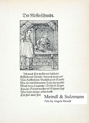 Faksimiledruck aus Jost Amman "Stände und Handwerker" aus dem Jahr 1896 (nach der Originalausgabe...