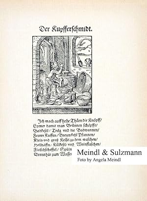 Faksimiledruck aus Jost Amman "Stände und Handwerker" aus dem Jahr 1896 (nach der Originalausgabe...