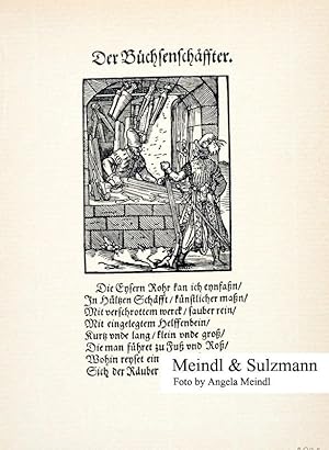 Faksimiledruck aus Jost Amman "Stände und Handwerker" aus dem Jahr 1896 (nach der Originalausgabe...