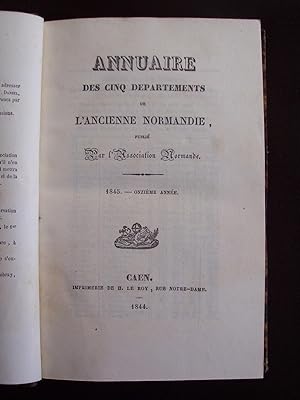 Annuaire des cinq départements de l'ancienne Normandie 1845