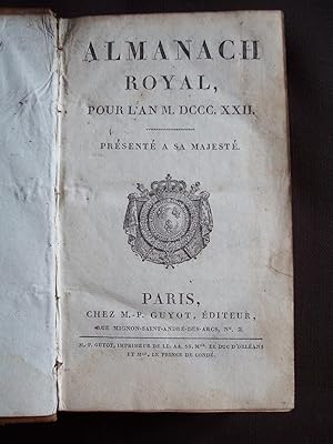 Almanach royal 1822