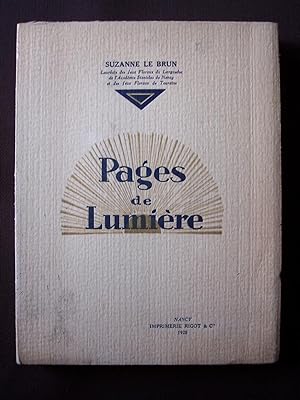 Pages de lumière