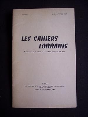 Les cahiers lorrains - N°1 1977
