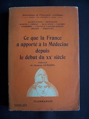 Ce que la France a apporté à la médecine depuis le début du XXe siècle