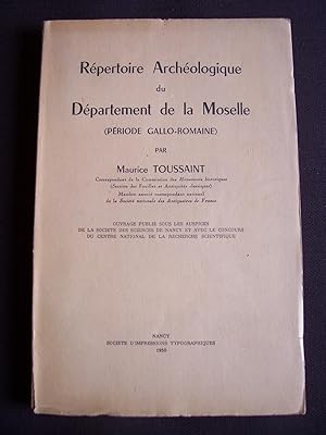 Répertoire archéologique du département de la Moselle - période Gallo-Romaine