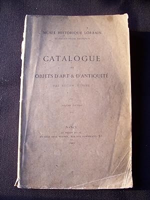 Catalogue des objets d'art et d'antiquité
