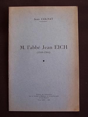 M. l'abbé Jean Eich ( 1910-1964 )