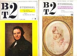 BT2 , ( Bibliothèque De Travail Second degré ) n° 7 , n° 15 STENDHAL I et II + 16 Fiches De Trava...