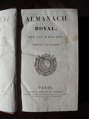 Almanach royal 1826
