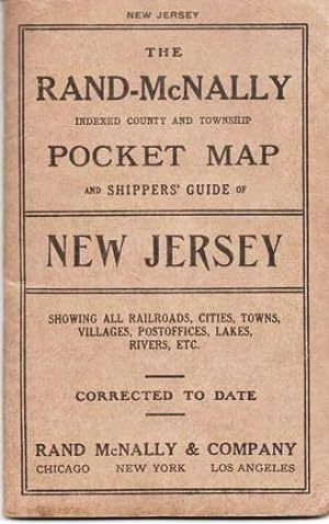 INDEXED COUNTY AND TOWNSHIP POCKET MAP AND SHIPPERS' GUIDE OF NEW JERSEY:; Accompanied by a New a...