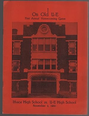 1940 Homecoing Game Program between Ithaca High School & Union - Endicott High School