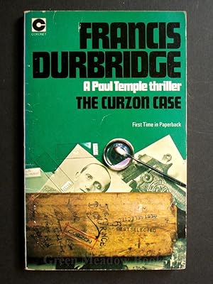 THE CURZON CASE A PAUL TEMPLE THRILLER! FIRST TIME IN PAPERBACK