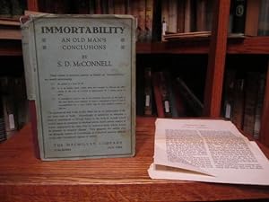 Immortability - An Old Man's Conclusions