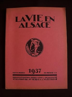 La vie en Alsace - Novembre 1937