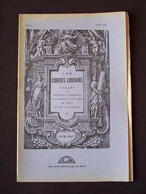 Les cahiers lorrains - N°6 1927