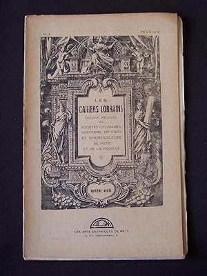 Les cahiers lorrains - N°3 1929