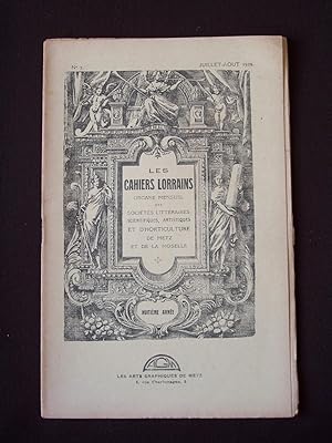 Les cahiers lorrains - N°7 1929