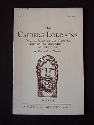 Les cahiers lorrains - N°3 1936