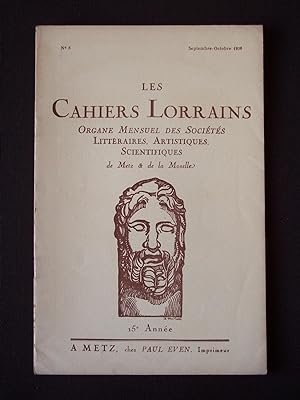Les cahiers lorrains - N°8 1936