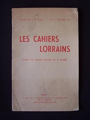 Les cahiers lorrains - N°4 1951