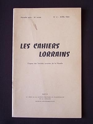 Les cahiers lorrains - N°2 1964