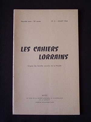 Les cahiers lorrains - N°3 1964