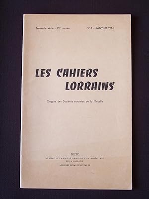 Les cahiers lorrains - N°1 1968