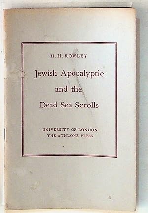 The Ethel M. Wood Lecture. 1957. Jewish Apocalyptic and the Dead Sea Scrolls