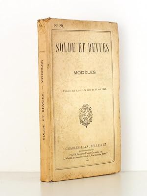 Solde et revues , Modèles ( Volume arrêté à la date du 30 mai 1940 ) ( Bulletin officiel du Minis...