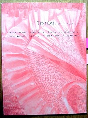 Textiles, That is to Say.