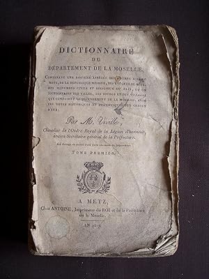Dictionnaire du département de la Moselle - T.1.2