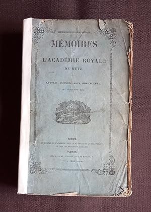 Mémoires de l'académie royale de Metz 1843-1844