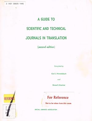 A guide to scientific and technical journals in translation