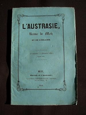 L'Austrasie - Revue de Metz et de Lorraine - Décembre 1856
